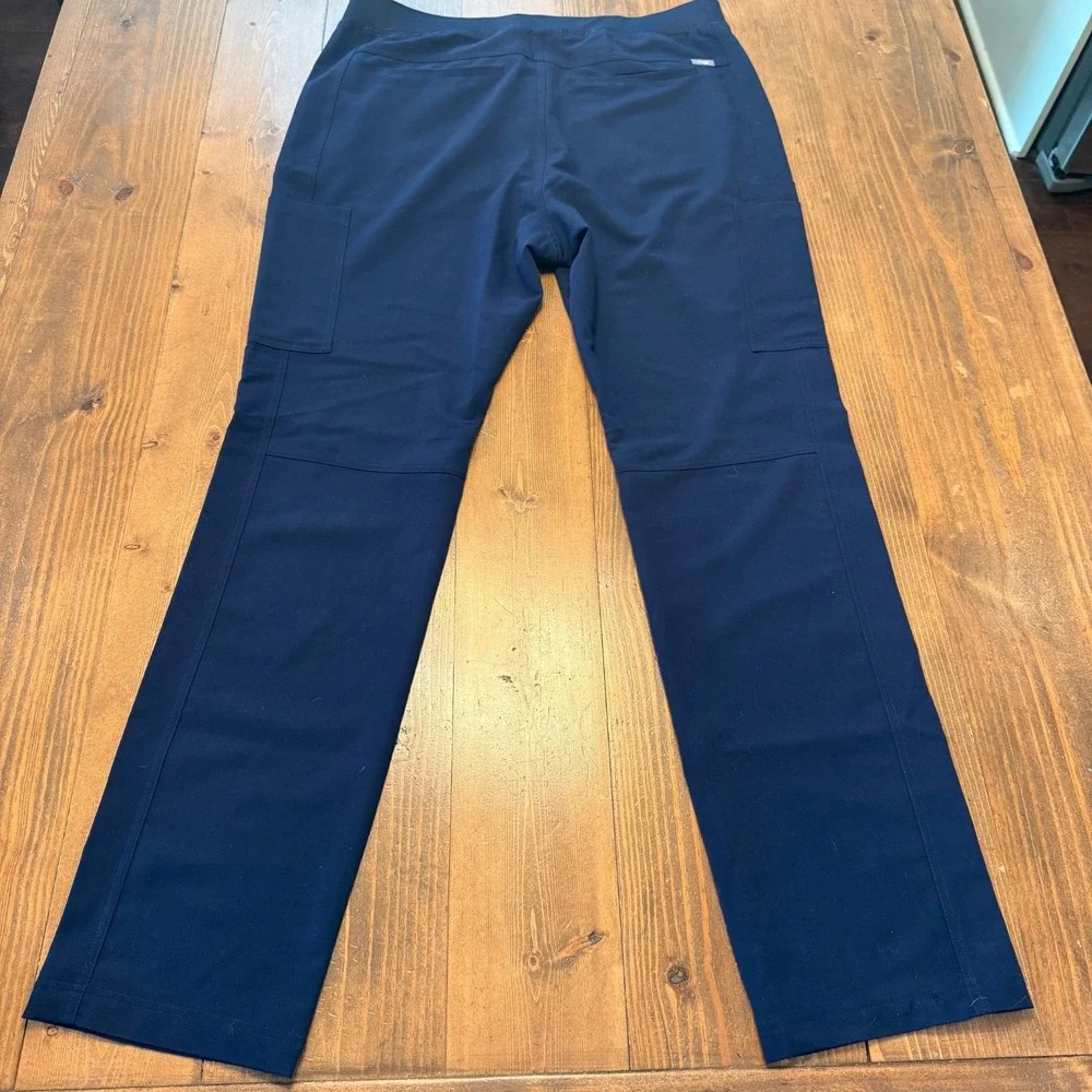 FIGS Axim Cargo Scrub Pants Technical‎ Collection M22SW2010T Navy Blue XXL Tall